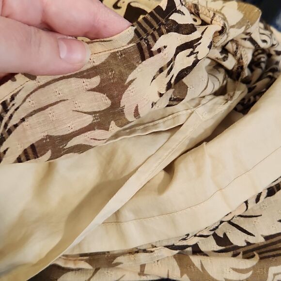 Ann taylor loft size 8 p skirt size 8 petites skirt side zipper smocked slip - Picture 6 of 6